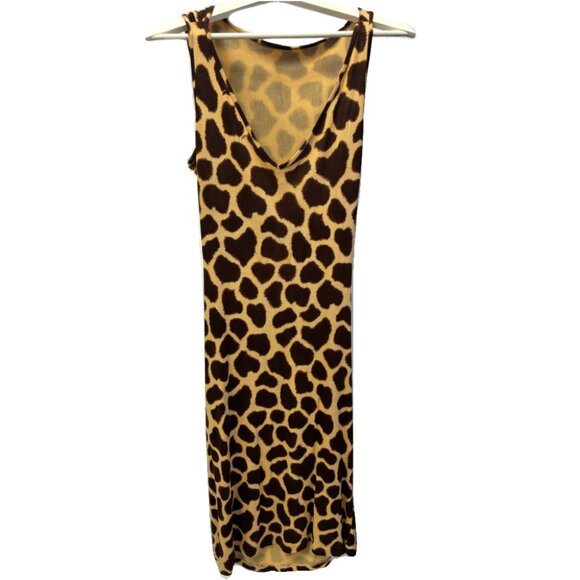 Diane vonFurstenburg Animal Print Silk Dress - Picture 1 of 4